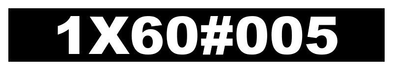 1X60#005
