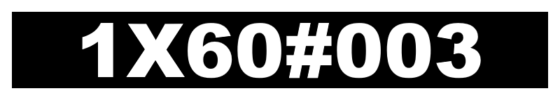 1X60#003