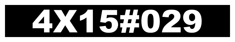 4X15#029