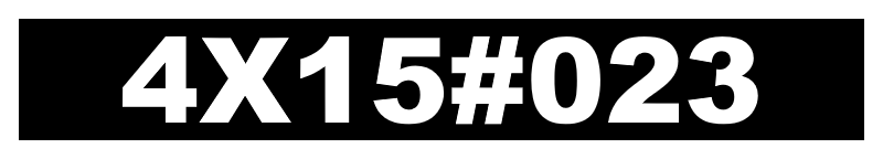 4X15#023