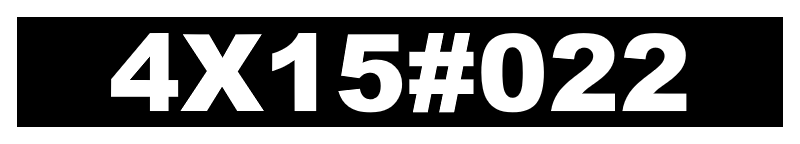 4X15#022