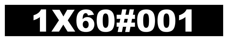 1X60#001
