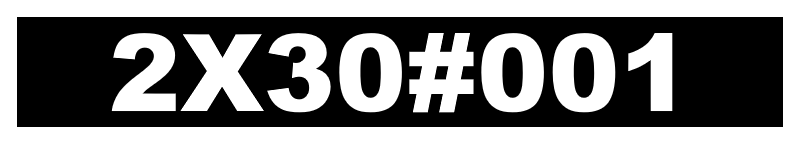 2X30#001