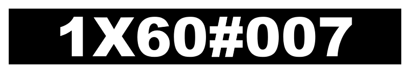 1X60#007